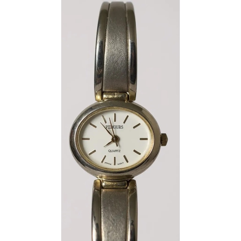 Rumours‎ Quartz Women's Silver Tone Oval Dial Dress Watch Japan Movt 44305